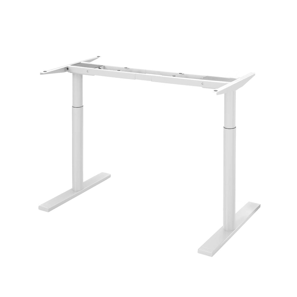 Artiss Standing Desk Sit Stand Motorised Adjustable Frame Only Dual Motor White