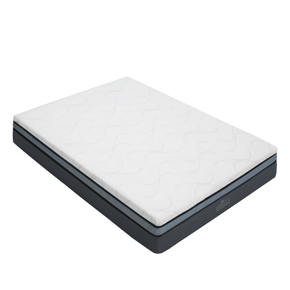 Giselle Bedding Memory Foam Mattress Bed Cool Gel 25cm King Single Medium Firm