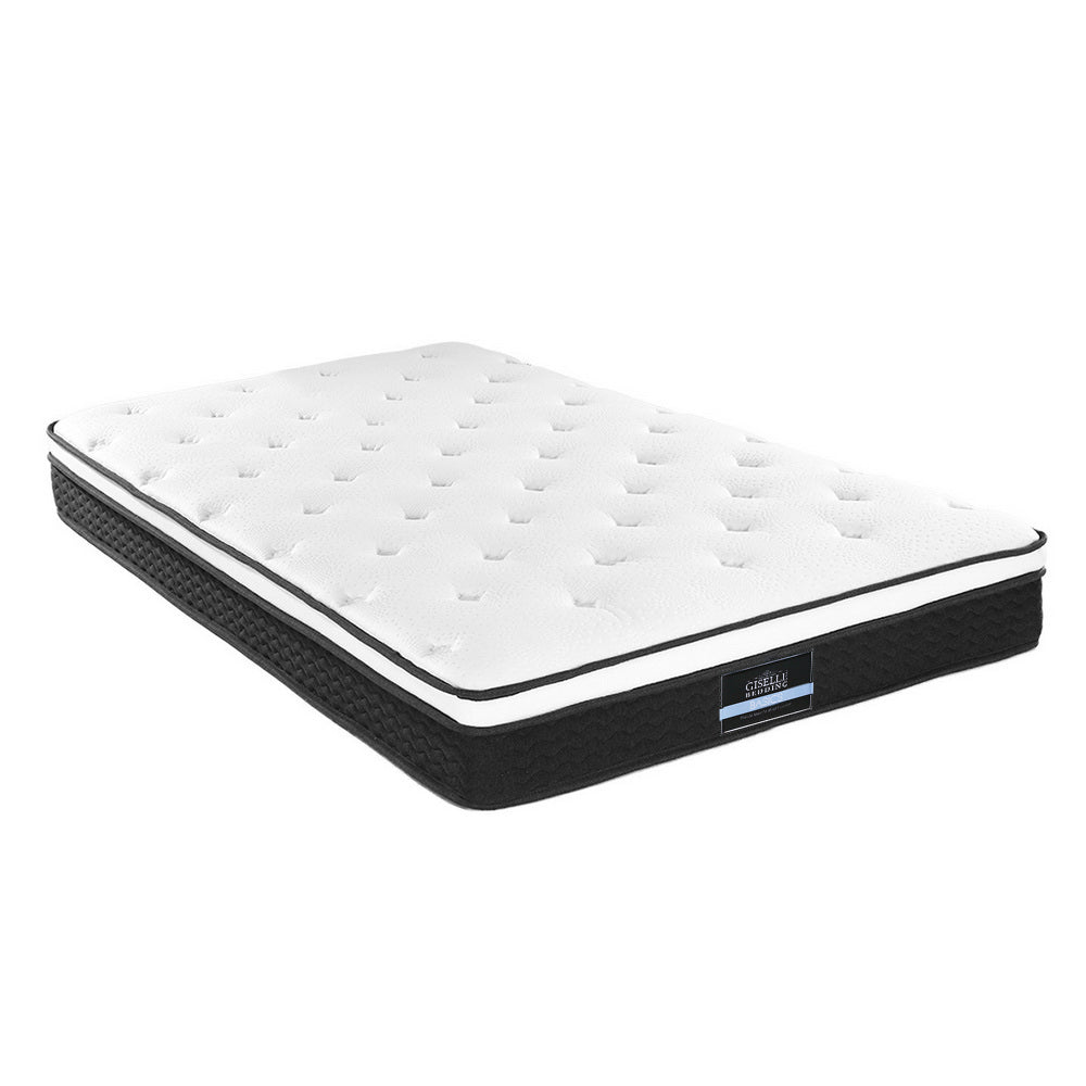 Giselle Bedding 21cm Mattress Euro Top King Single Medium Firm 6.0