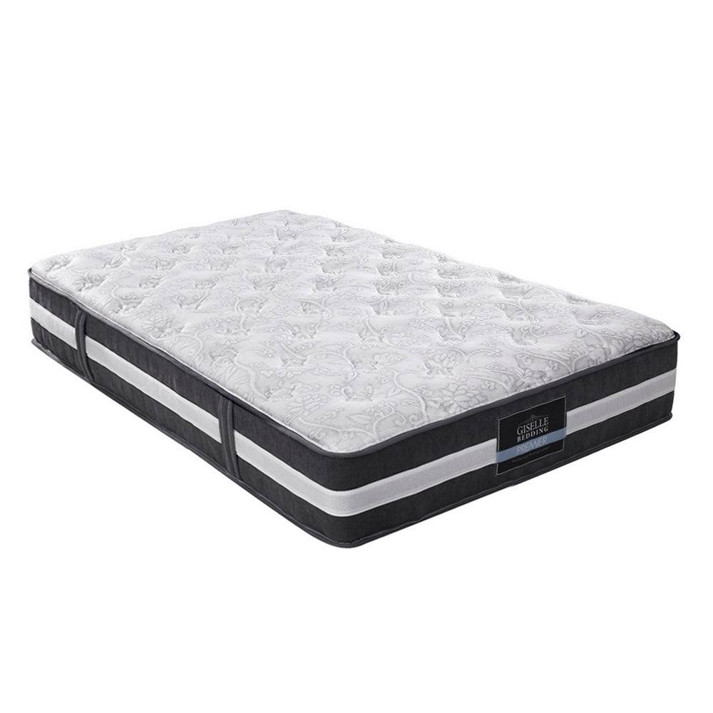 Giselle Bedding 30cm Mattress Pocket Spring King Single Medium Firm 6.5