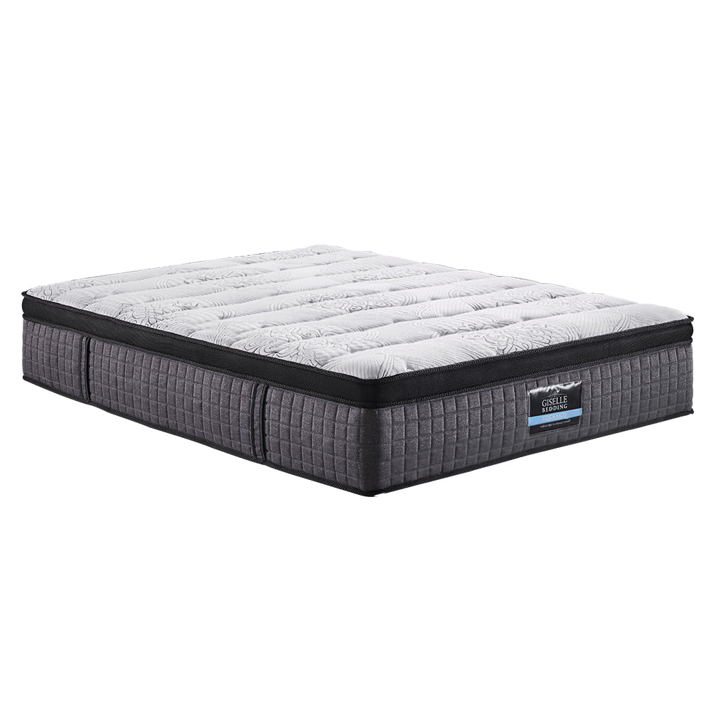 Giselle Bedding 34cm Mattress 9 Zone Latex Foam King Single Medium Firm 6.5