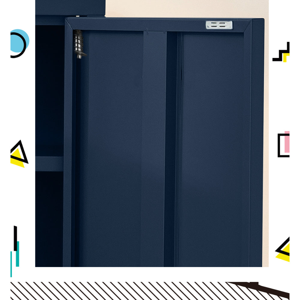 ArtissIn Buffet Sideboard Metal Cabinet - SWEETHEART Blue