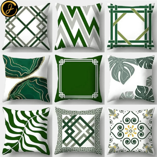 Dark Green Series Cushion Cover