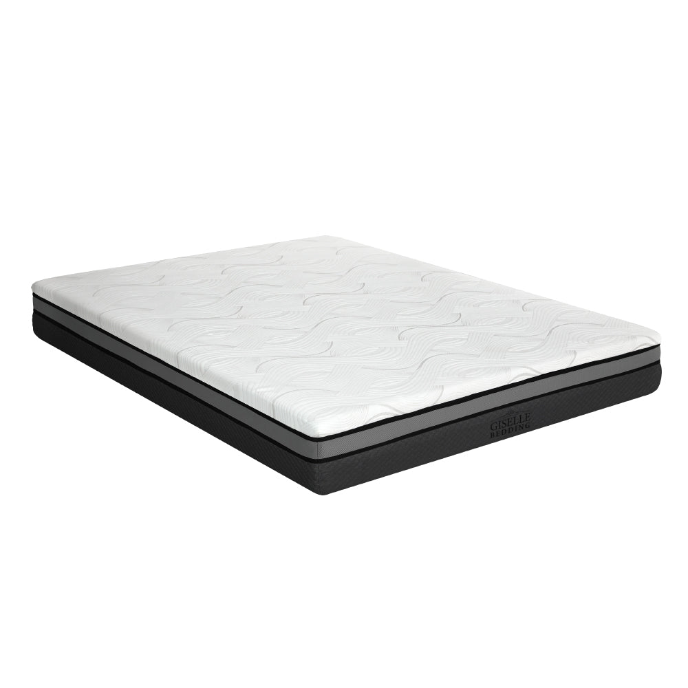 Giselle Bedding Memory Foam Mattress Bed Cool Gel Non Spring 25cm Queen Medium Firm