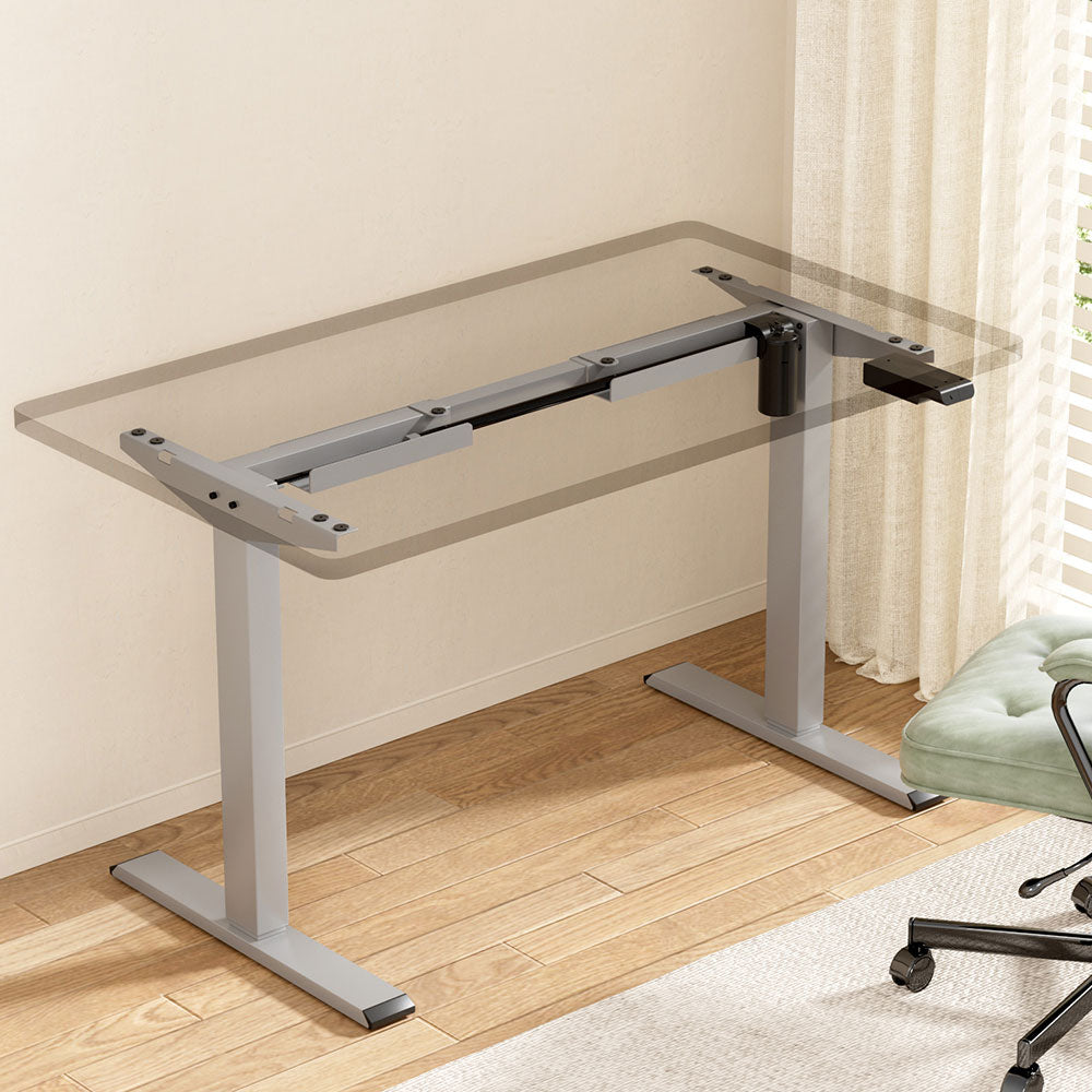 Artiss Standing Desk Frame Only Motorised Grey