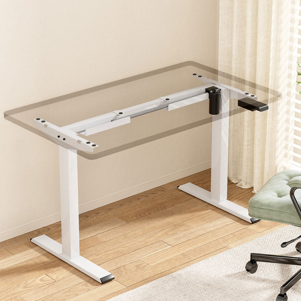 Artiss Standing Desk Frame Only Motorised White