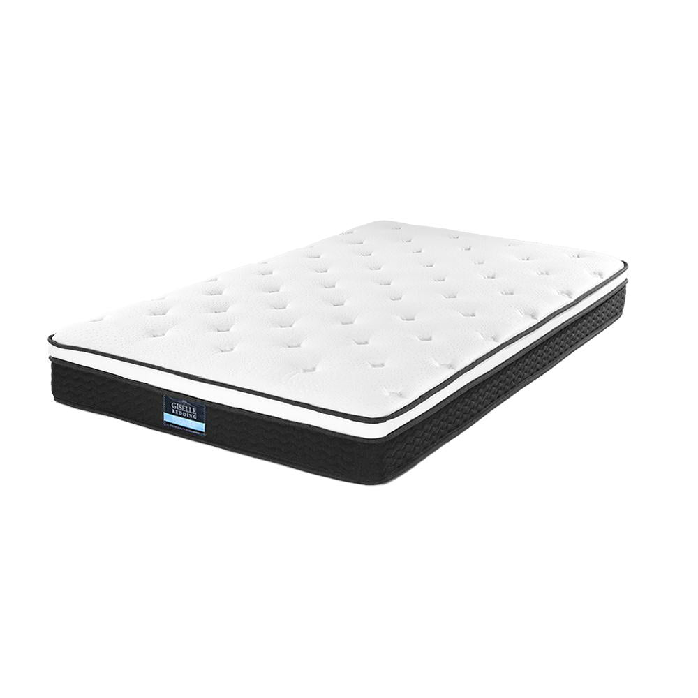 Giselle Bedding 21cm Mattress Euro Top King Single Medium Firm 6.0