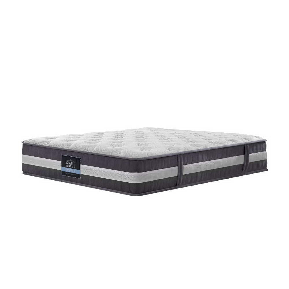 Giselle Bedding 30cm Mattress Pocket Spring King Medium Firm 6.5