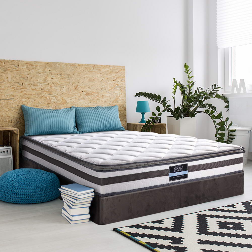 Giselle Bedding 21cm Mattress Pillow Top King Medium Firm 6.0