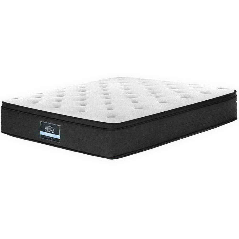 Giselle Bedding 34cm Mattress Euro Top King Medium Firm 6.5