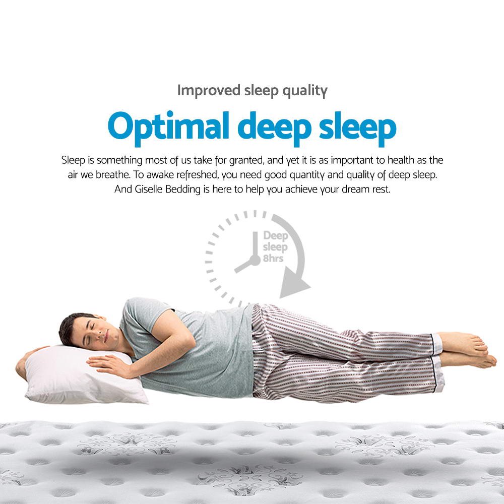Giselle Bedding 34cm Mattress Cool Gel Memory Foam King Medium Firm 6.0