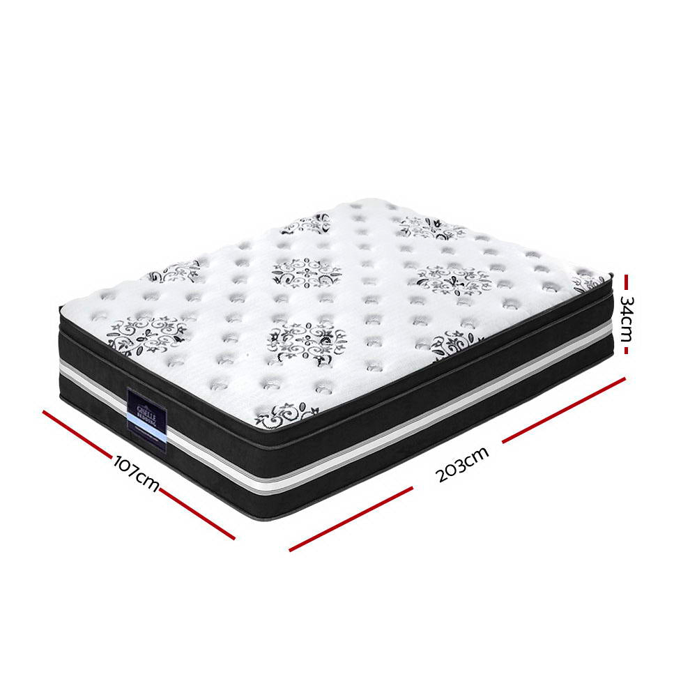 Giselle Bedding 34cm Mattress Cool Gel Memory Foam King Single Medium Firm 6.0