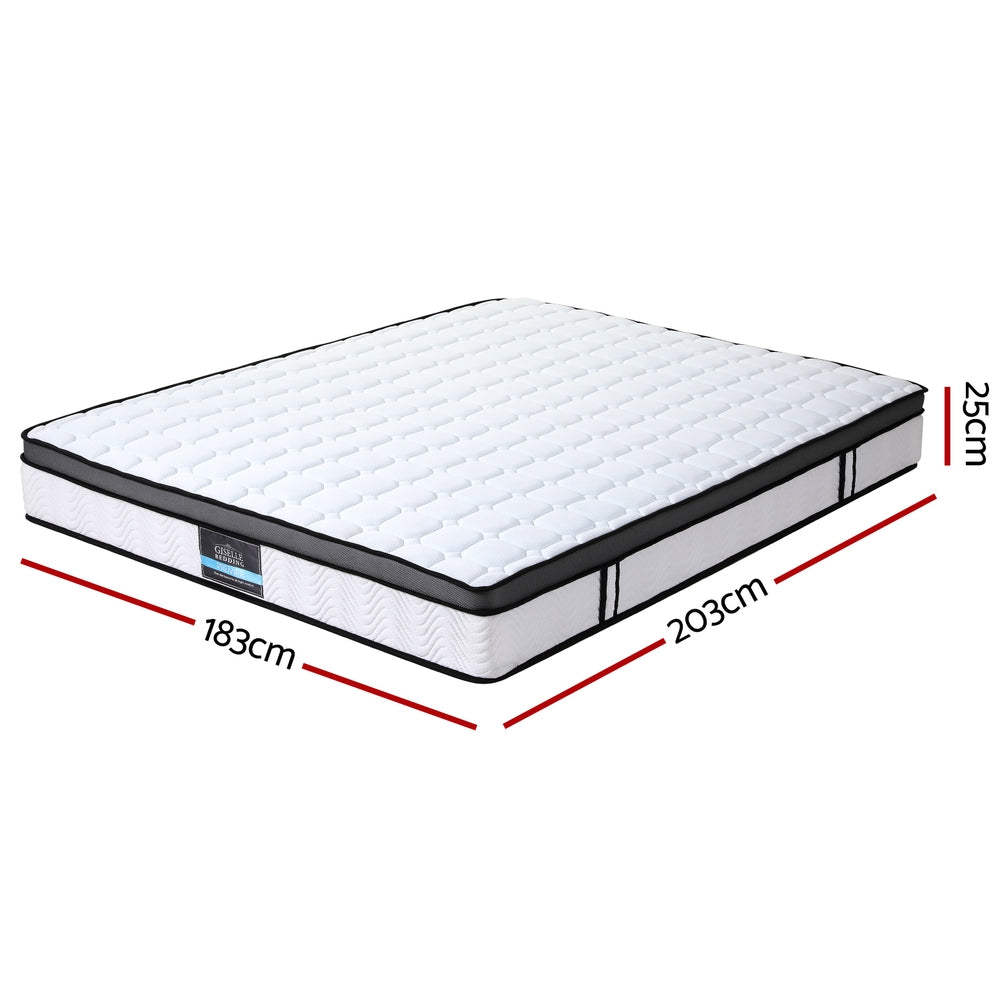 Giselle Mattress Cool Gel Foam 25cm King Medium Firm