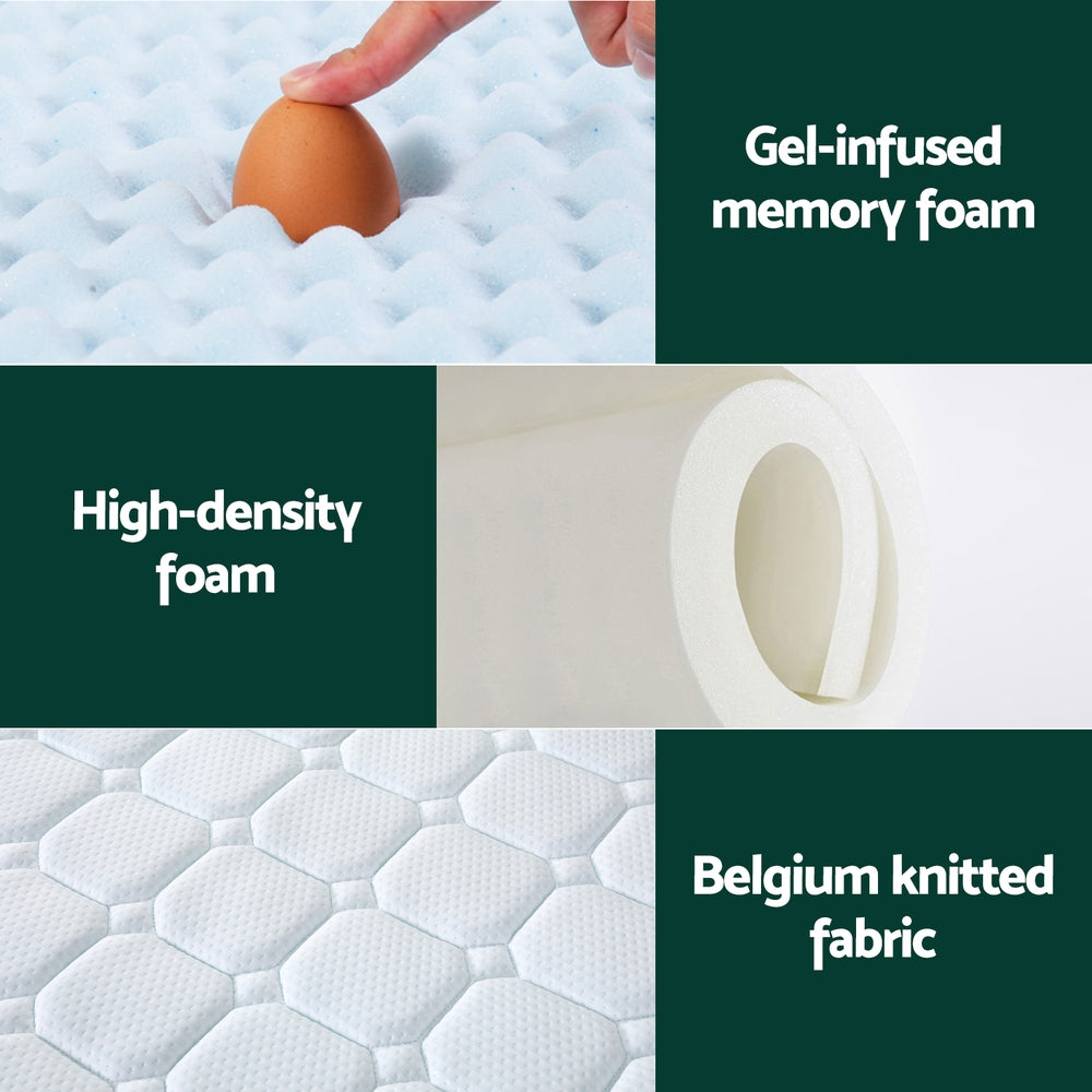 Giselle Mattress Cool Gel Foam 25cm King Medium Firm