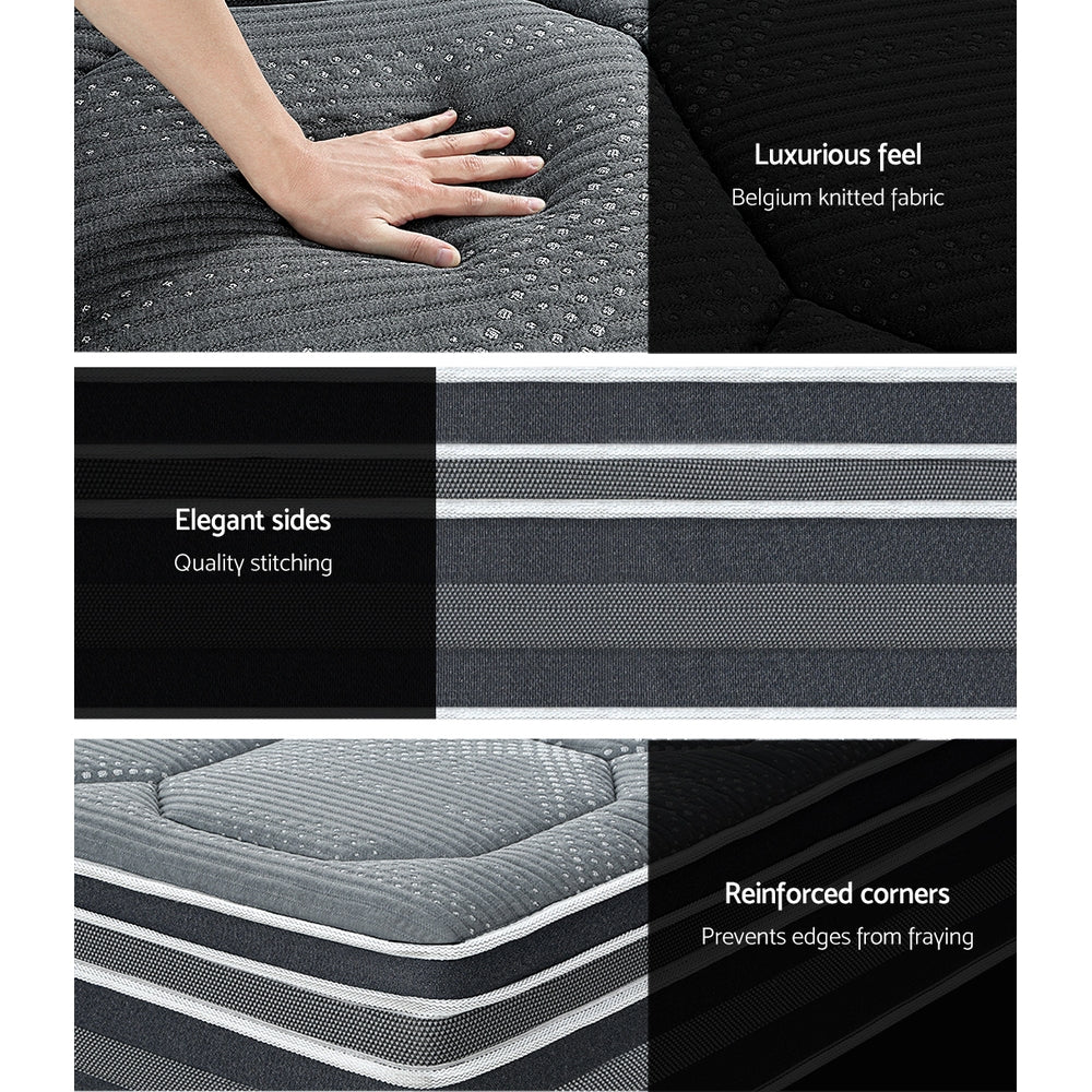 Giselle Bedding 35cm Mattress Bamboo Cover King Medium Firm 6.0