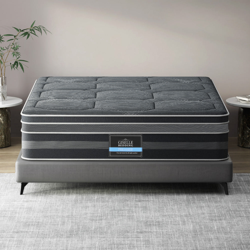 Giselle Bedding 35cm Mattress Bamboo Cover King Medium Firm 6.0