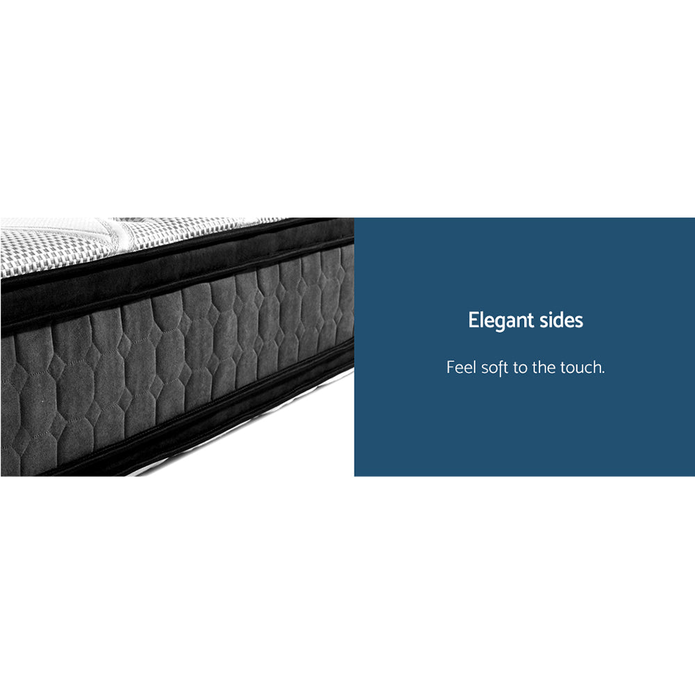 Giselle Bedding 36cm Mattress Cool Gel Memory Foam King Top 6.0 / Bottom 7.5 / Medium Firm