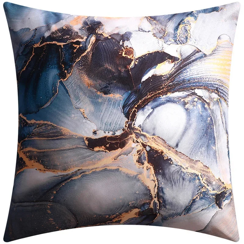 Yellow Grey Flower Cushion Covers