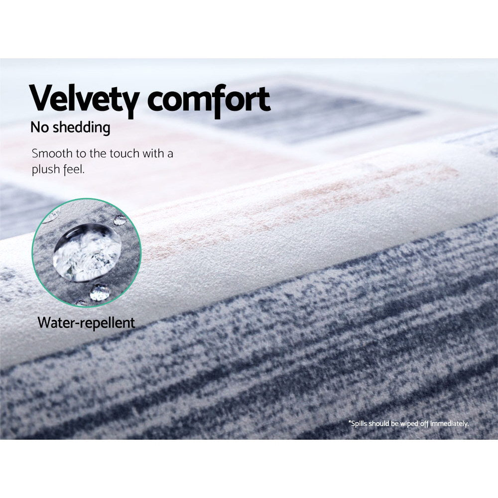 Artiss Rug 160x230cm Area Rug Large Carpet Soft Short Pile Modern Oblo