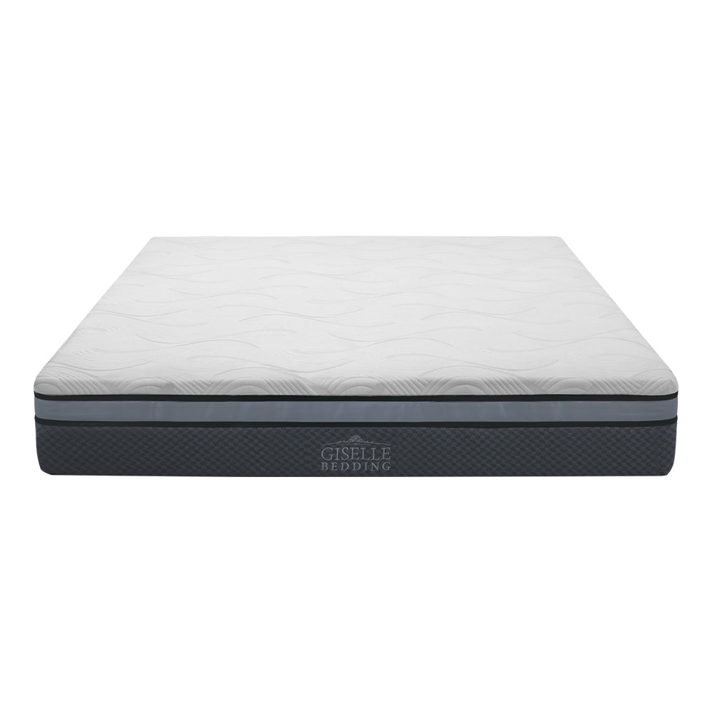 Giselle Bedding Memory Foam Mattress Bed Cool Gel 25cm King Single Medium Firm