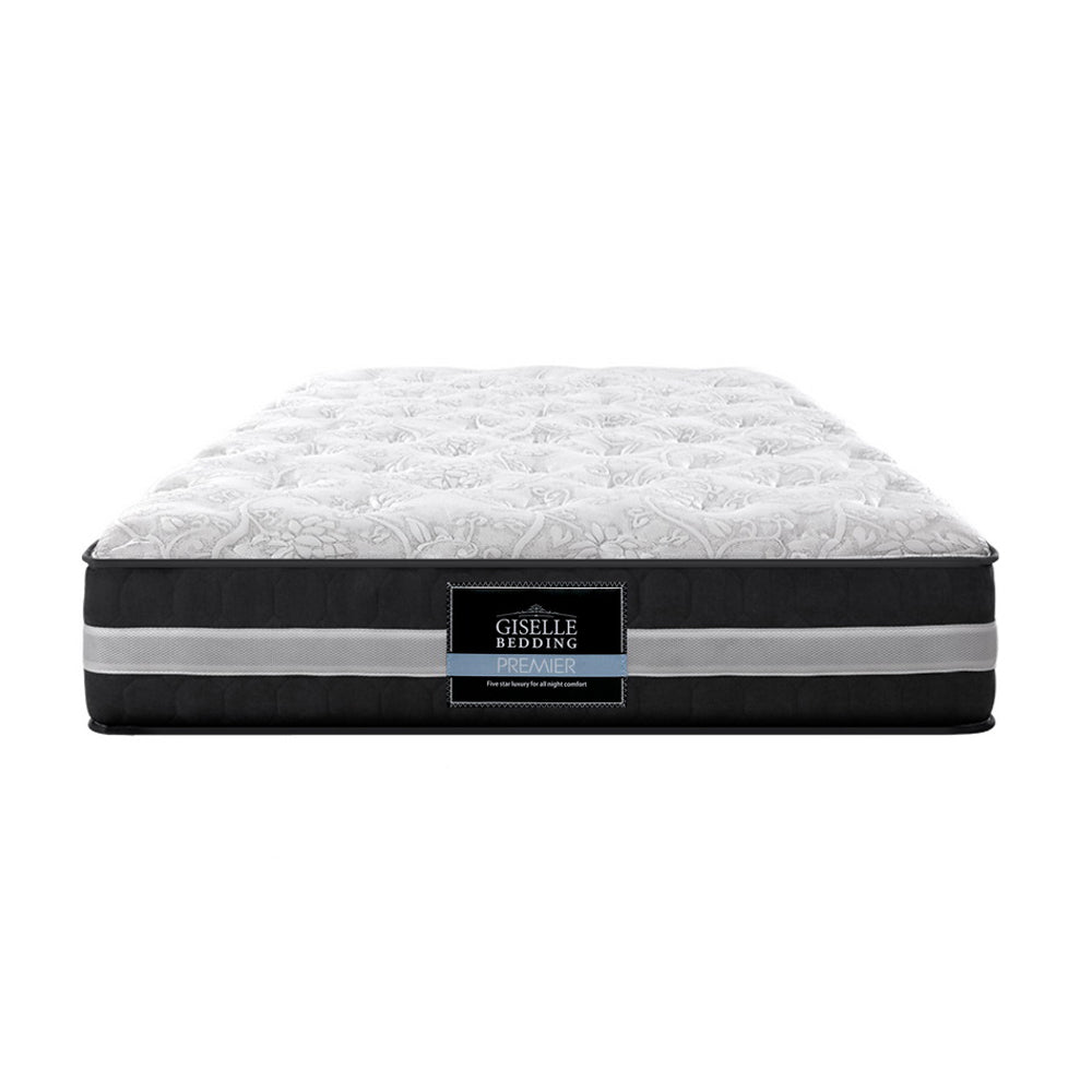 Giselle Bedding 30cm Mattress Pocket Spring King Single Medium Firm 6.5