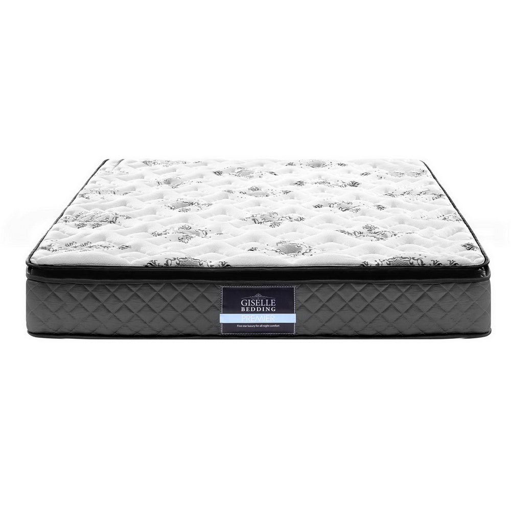 Giselle Bedding 24cm Mattress Pillow Top King Medium Soft 5.0