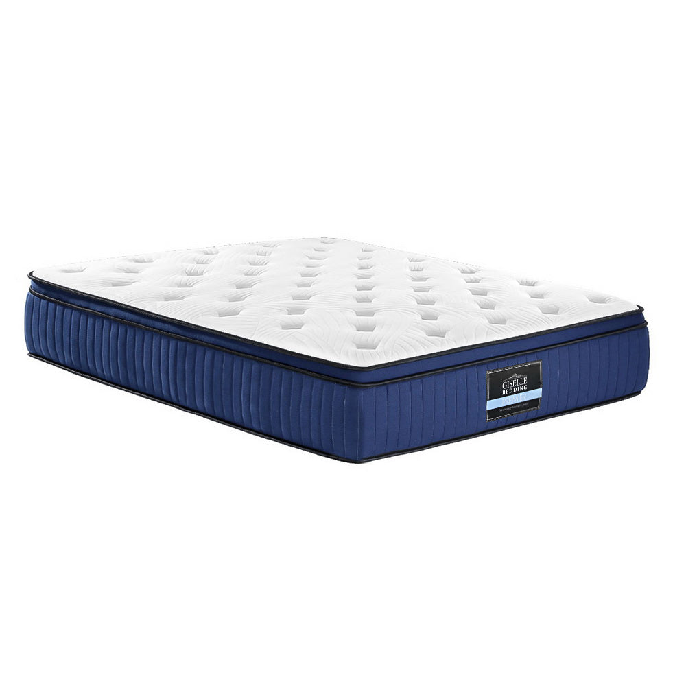 Giselle Bedding 34cm Mattress Cool Gel Memory Foam 7 Zone King Medium Firm 6.5