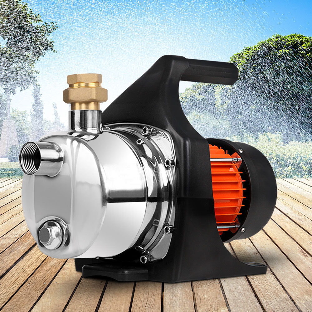 Giantz Garden Water Pump 1500W High Pressure Tank Rain Farm Irrigation Black